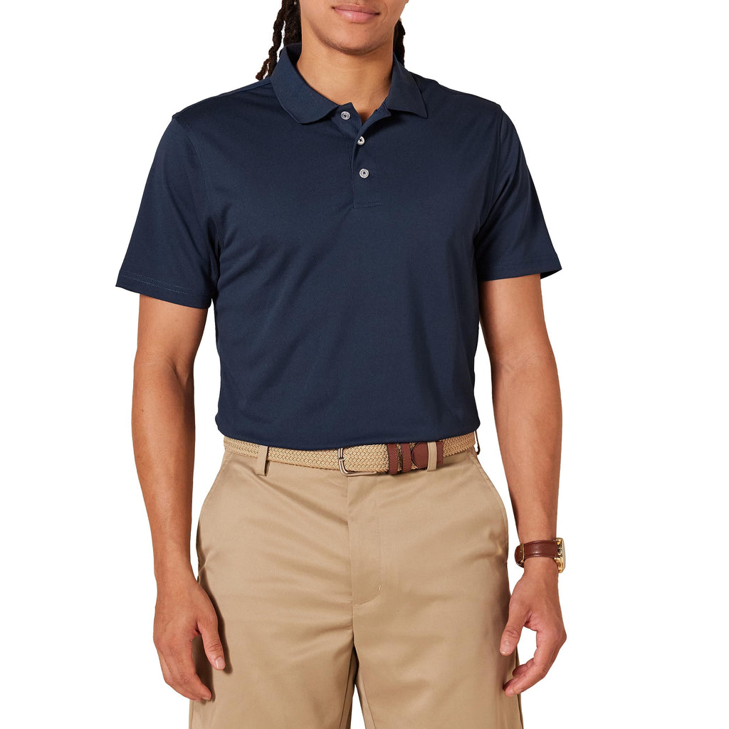 Amazon Essentials Men's Moisture Wicking Golf Polo Shirt, Short Sleeve, Slim-Fit, Quick-Dry, Active Wear