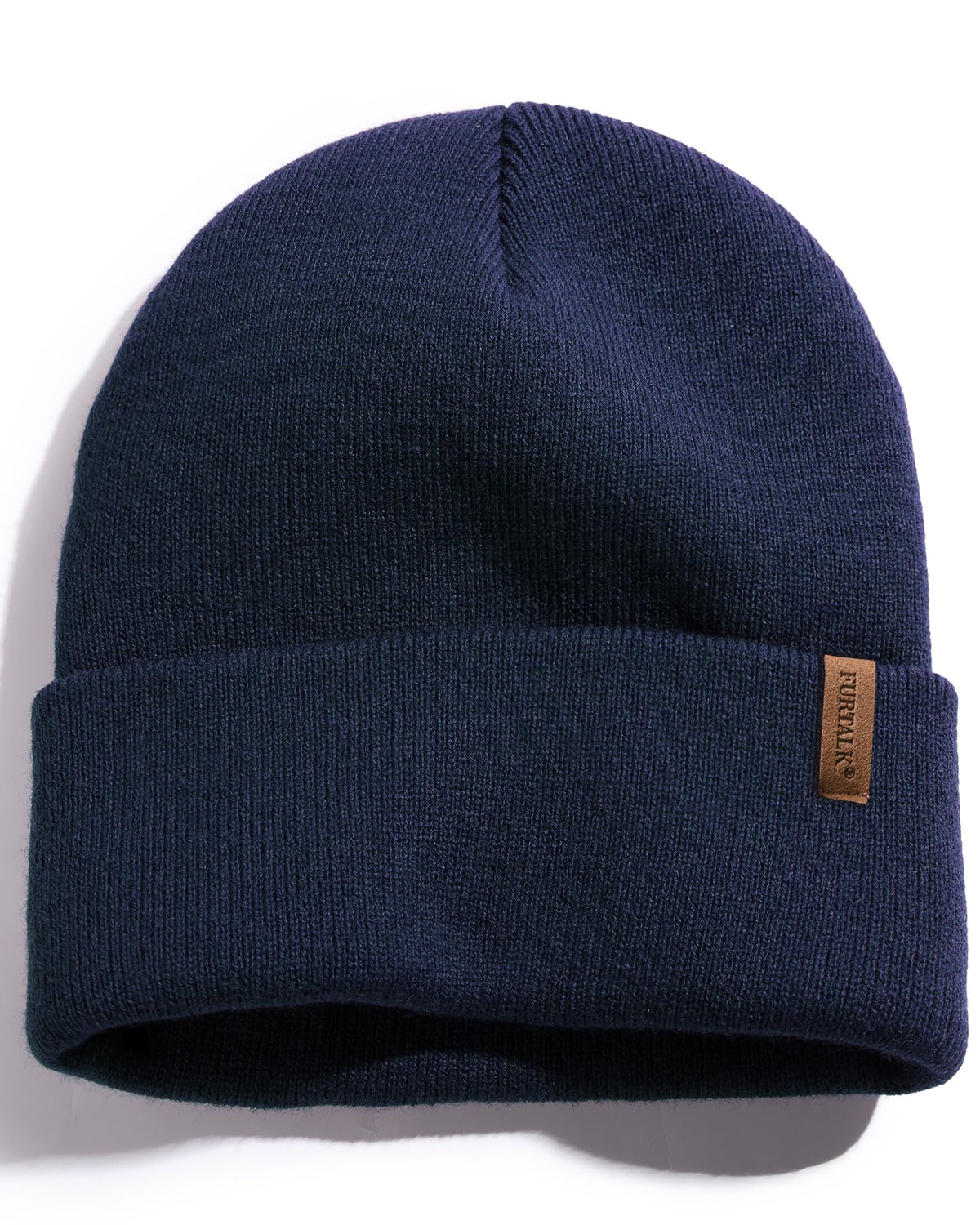 FURTALK Unisex Cuffed Thick Knit Winter Beanie Hat