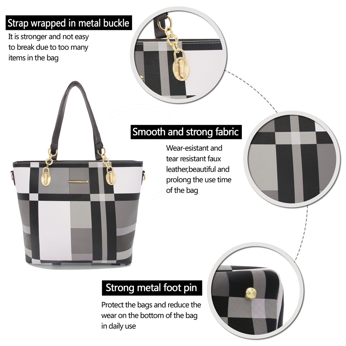 2E-youth Designer Purses and Handbags for Women Satchel Shoulder Bag Tote Top Handle Bag