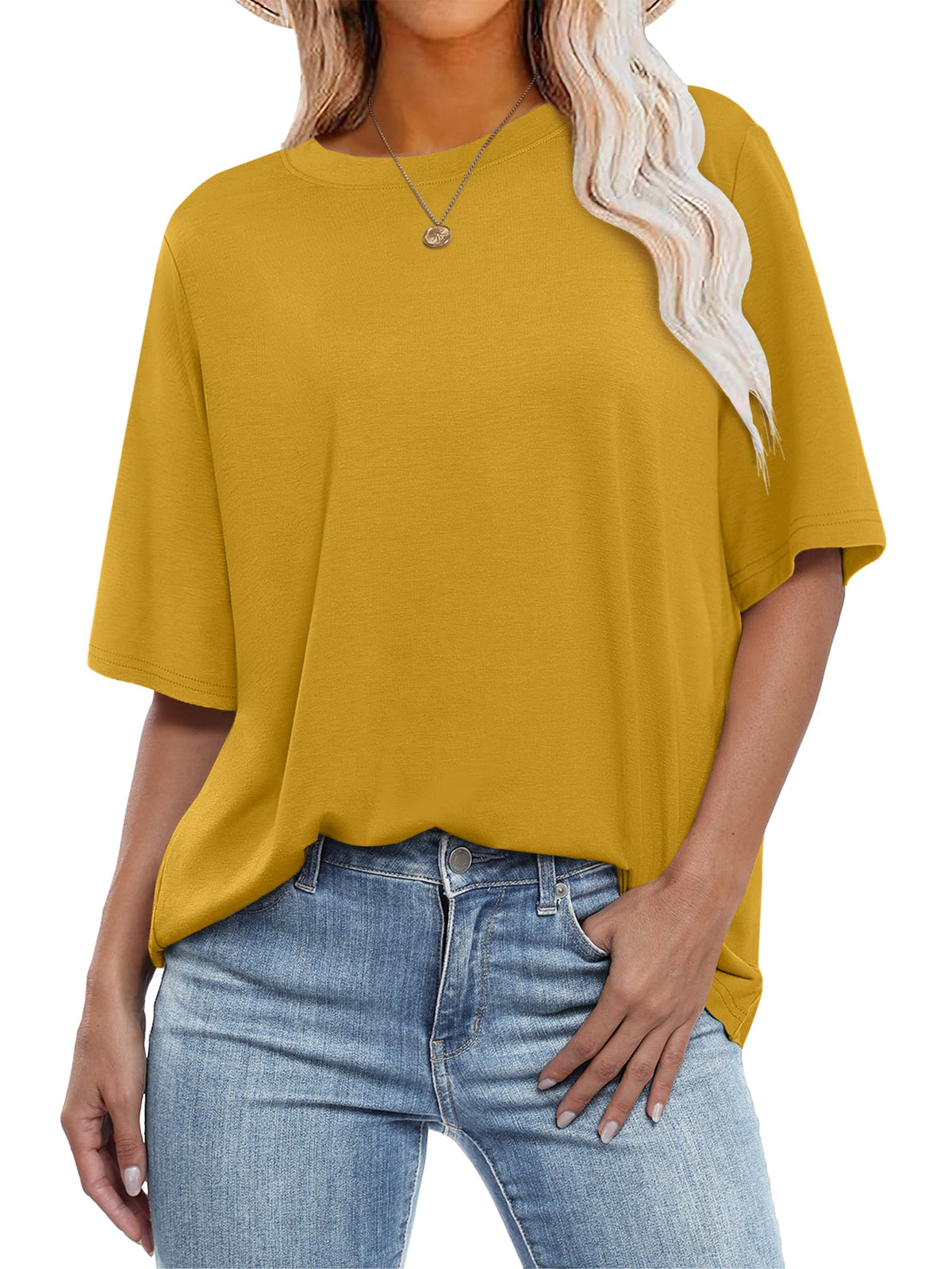 ANRABESS Womens Tops Oversized T Shirts