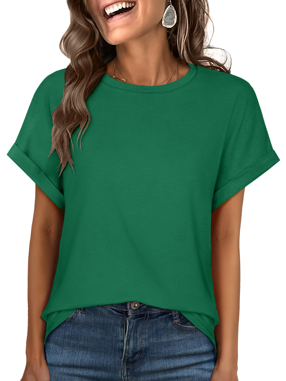 ANRABESS Women's Oversized Short Sleeve T Shirts