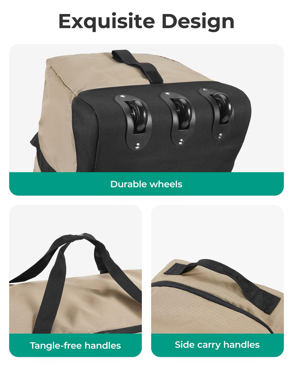 BAGSMART 83L Foldable Travel Bag, Large Duffle Bag Luggage for Travel