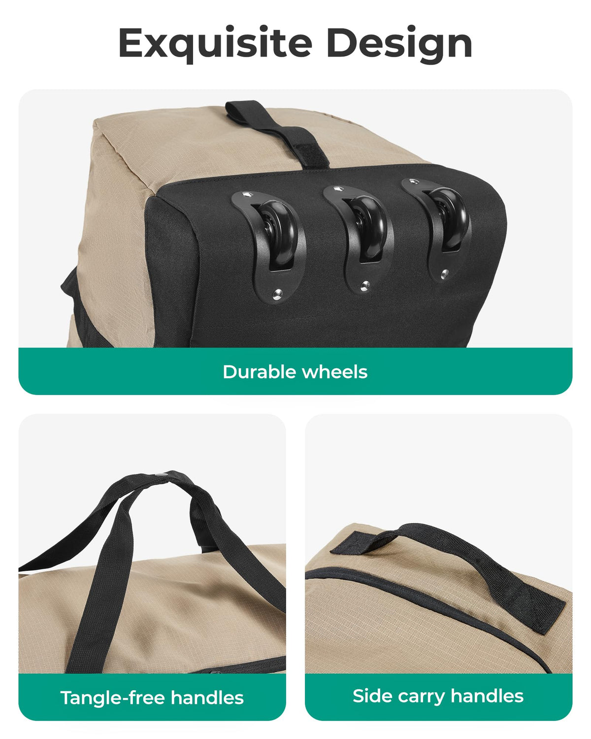 BAGSMART 83L Foldable Travel Bag, Large Duffle Bag Luggage for Travel
