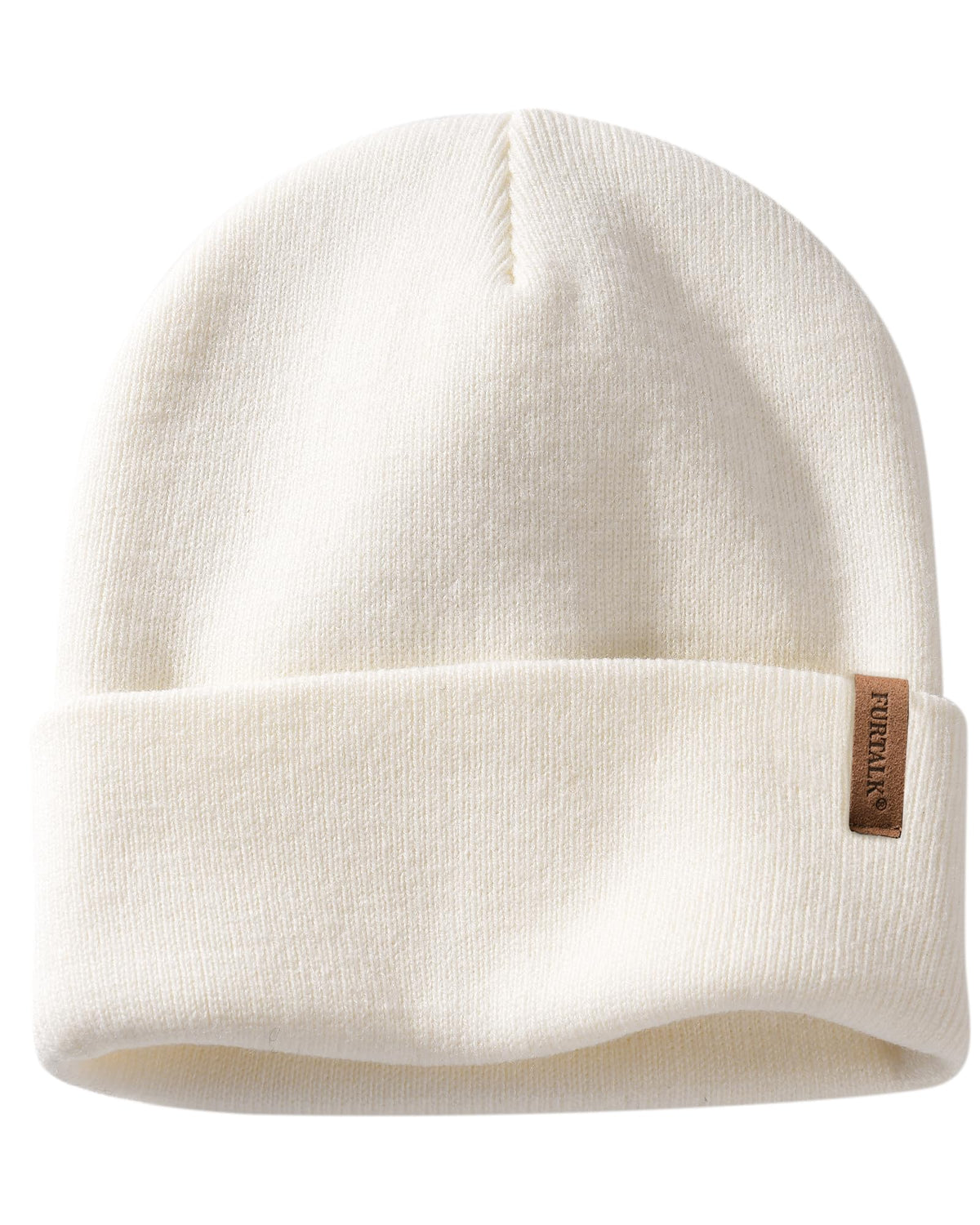 FURTALK Unisex Cuffed Thick Knit Winter Beanie Hat