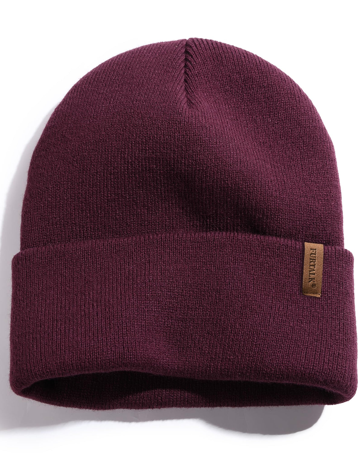 FURTALK Unisex Cuffed Thick Knit Winter Beanie Hat