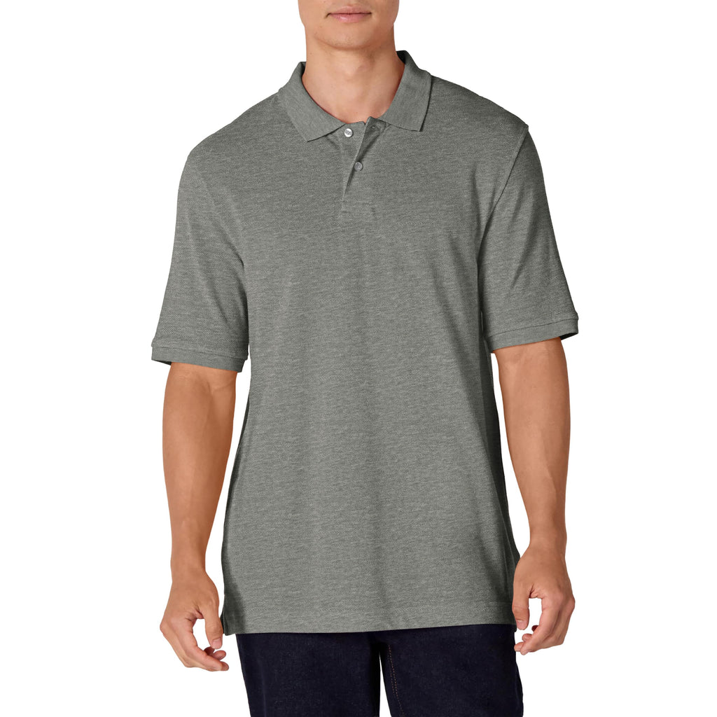 Amazon Essentials Men's Regular-Fit Cotton Pique Polo Shirt, Short Sleeve (Available in Big & Tall)