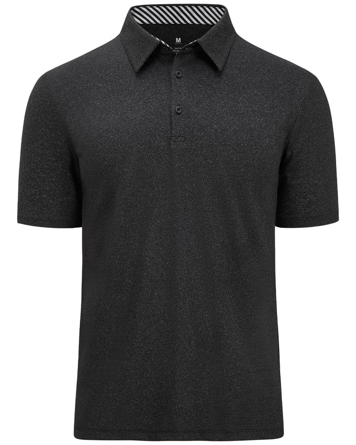 J.VER Men's Wrinkle-Free Stretch Moisture-Wicking Golf Polo Shirt