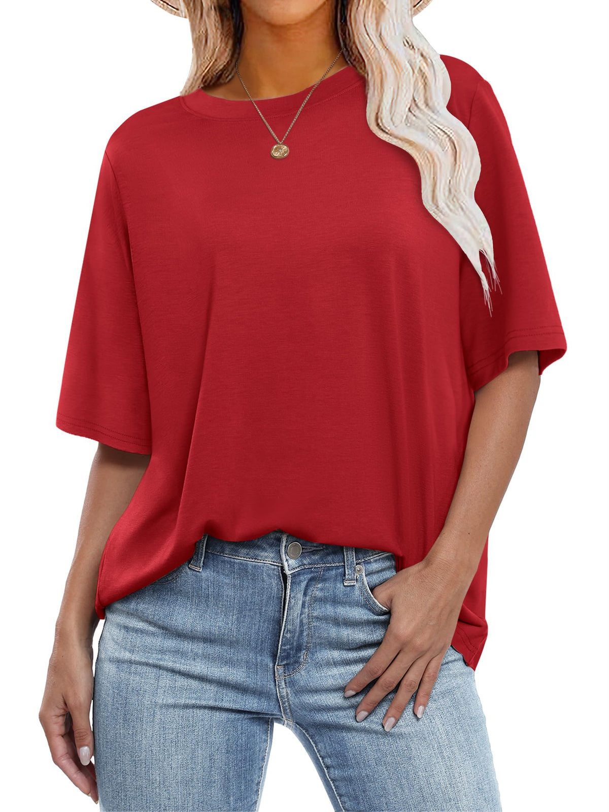 ANRABESS Womens Tops Oversized T Shirts
