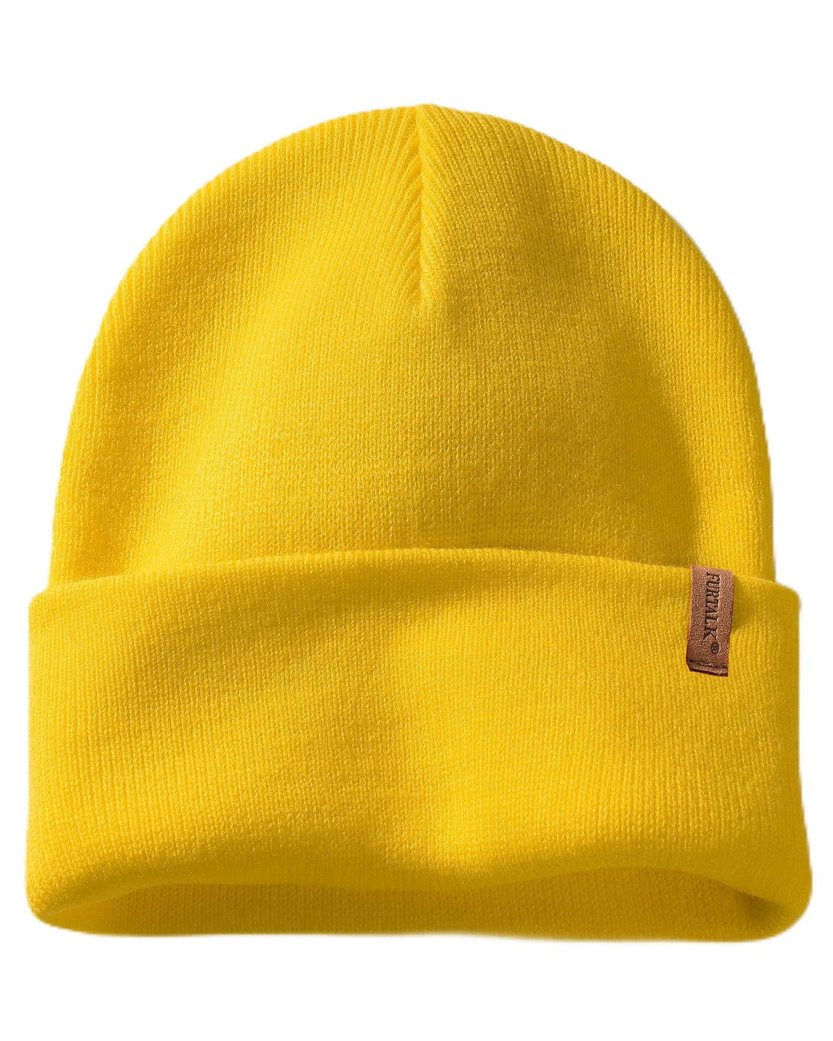 FURTALK Unisex Cuffed Thick Knit Winter Beanie Hat
