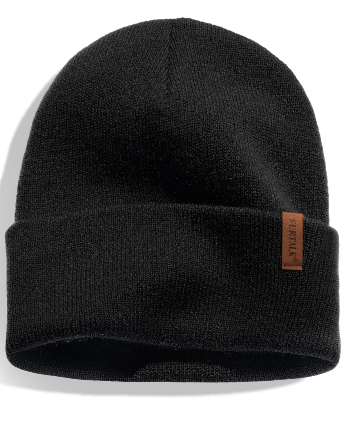 FURTALK Unisex Cuffed Thick Knit Winter Beanie Hat