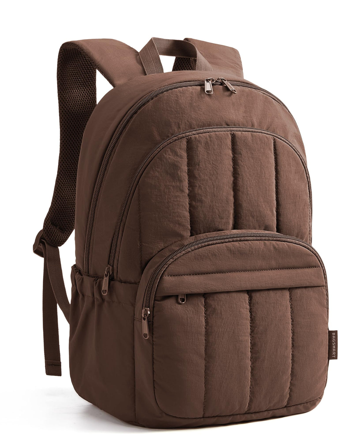 BAGSMART Women's Quilted Laptop Backpack for College & Travel