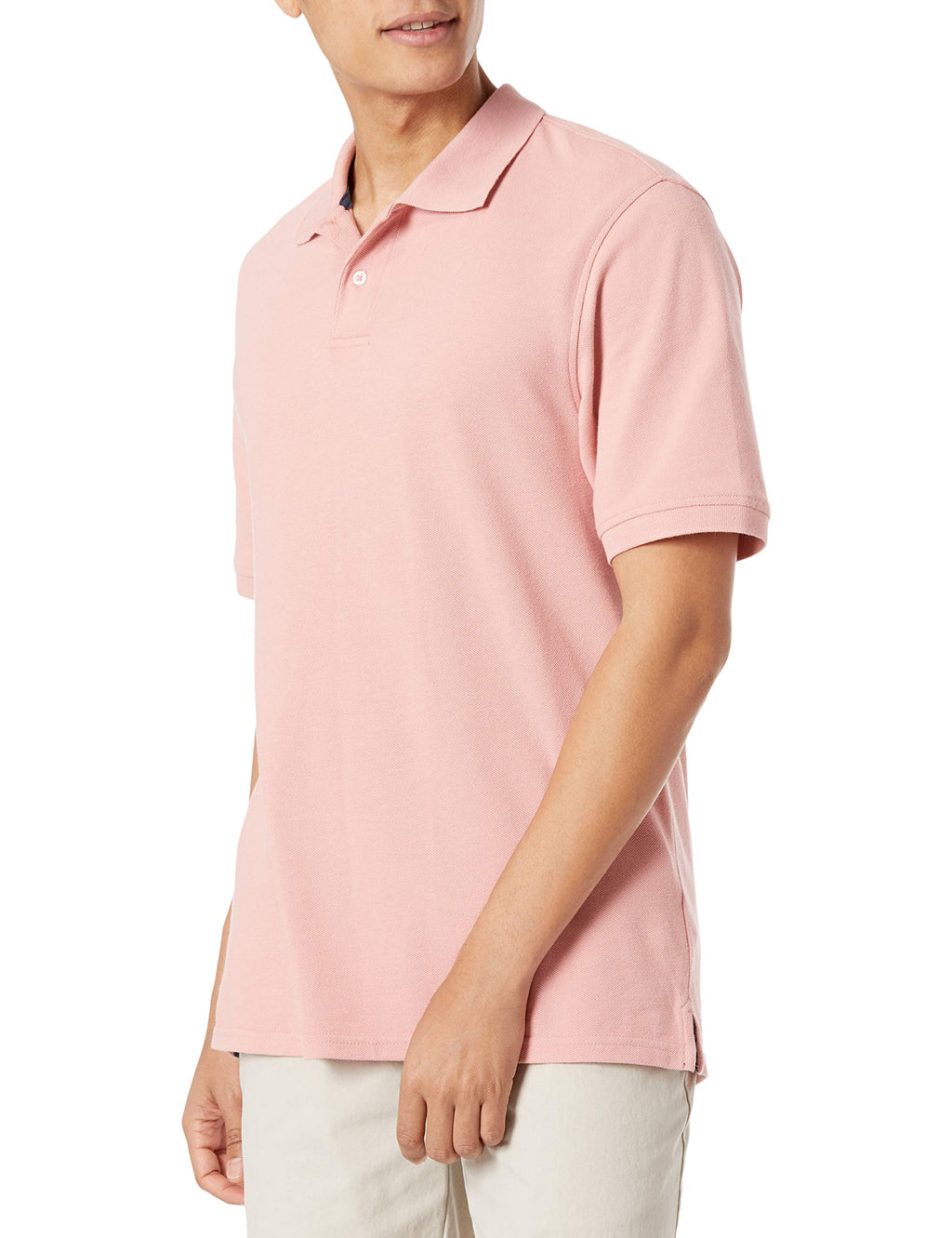 Amazon Essentials Men's Regular-Fit Cotton Pique Polo Shirt, Short Sleeve (Available in Big & Tall)