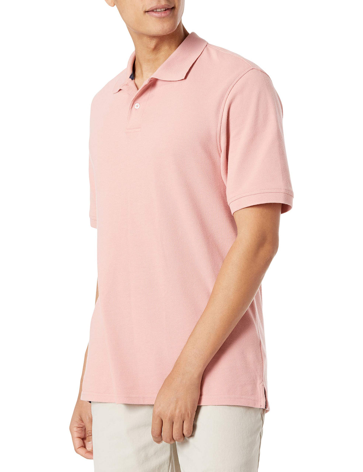 Amazon Essentials Men's Regular-Fit Cotton Pique Polo Shirt, Short Sleeve (Available in Big & Tall)