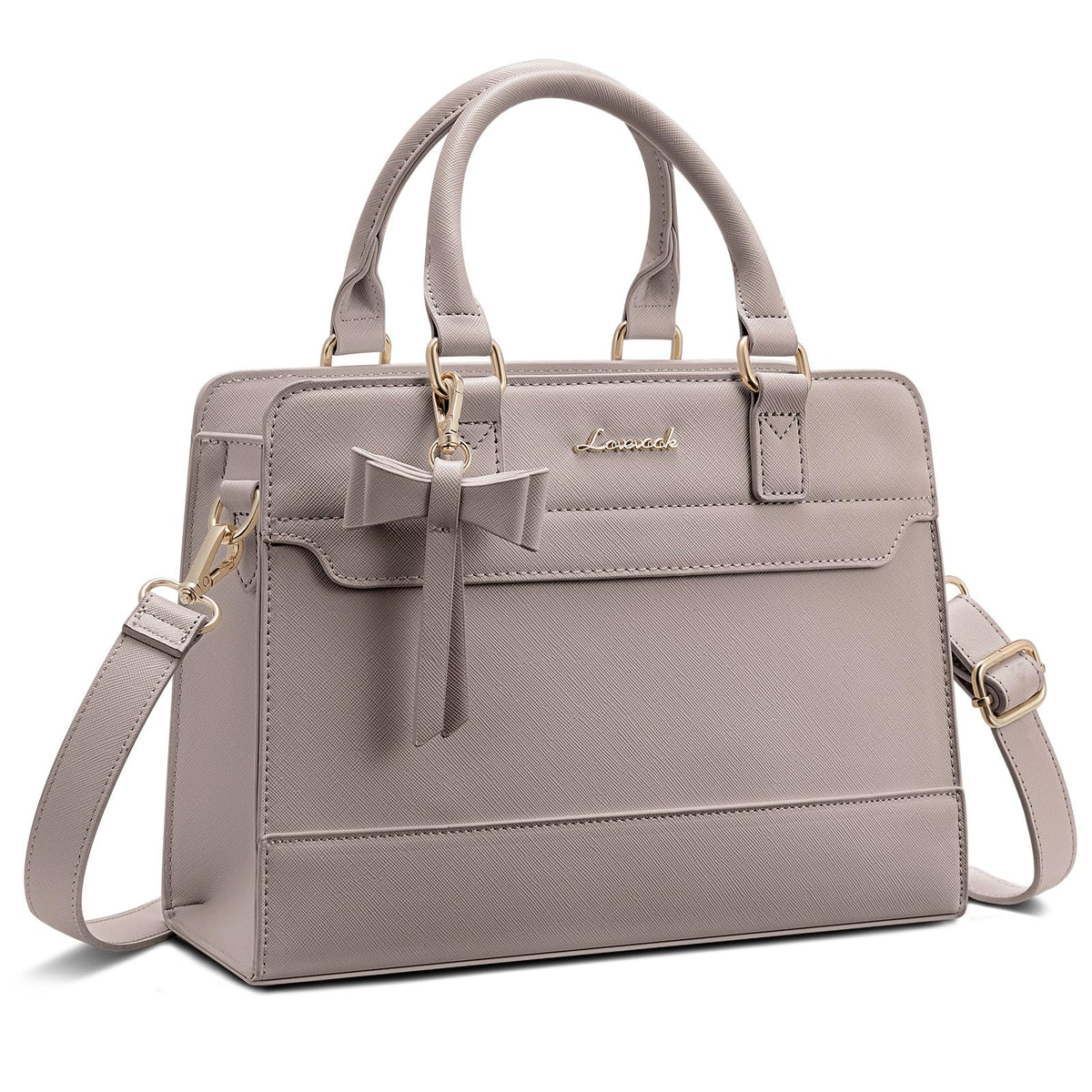 LOVEVOOK Women's Leather Tote Satchel Crossbody Handbag
