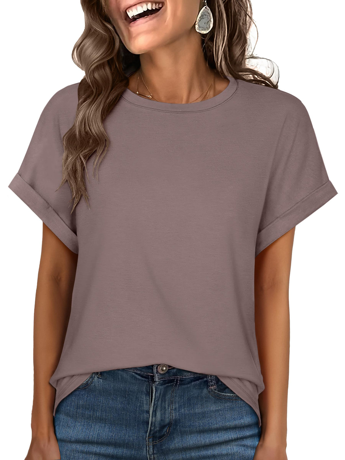 ANRABESS Women's Oversized Short Sleeve T Shirts