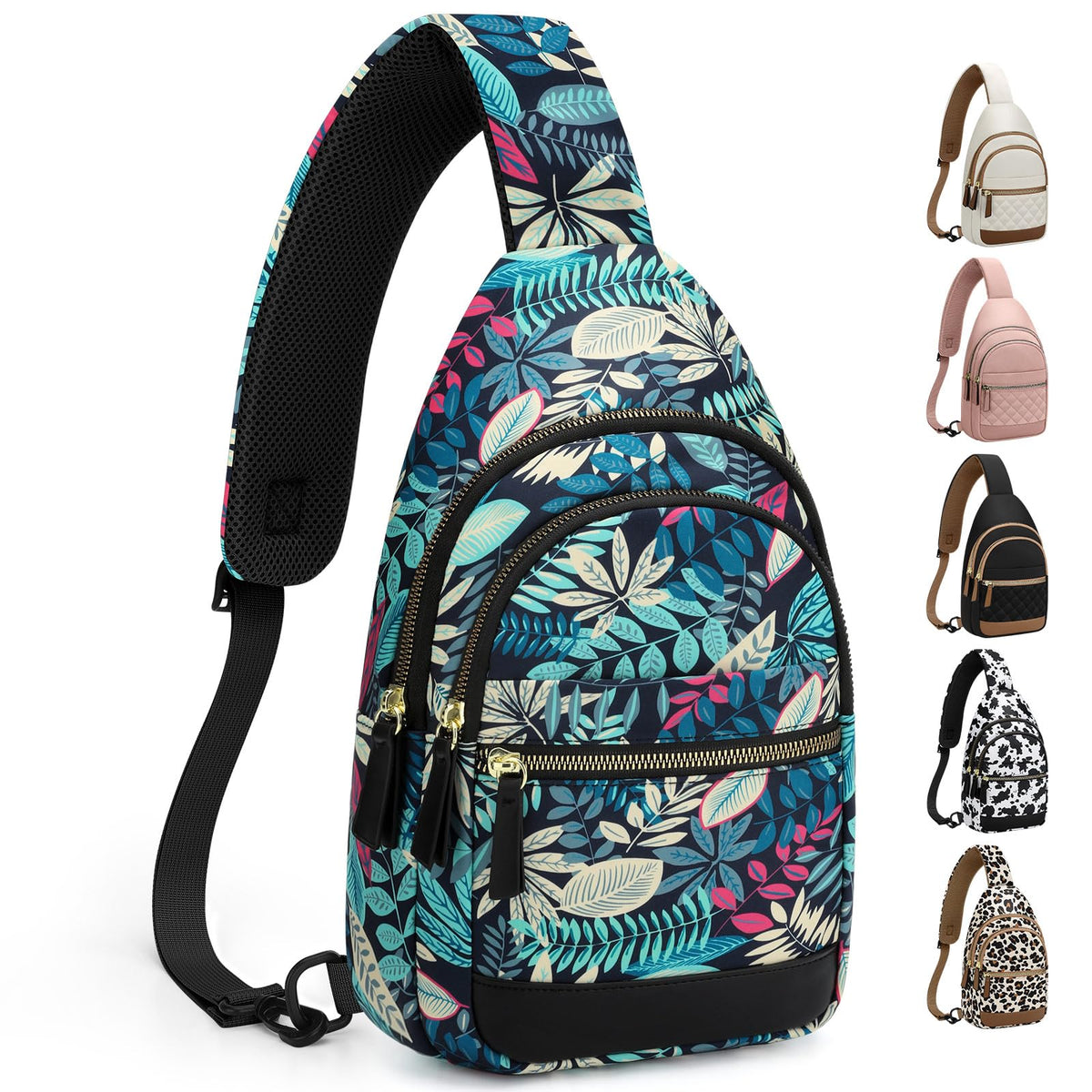 Capolo Waterproof Crossbody Sling Bag Fanny Pack for Women & Men