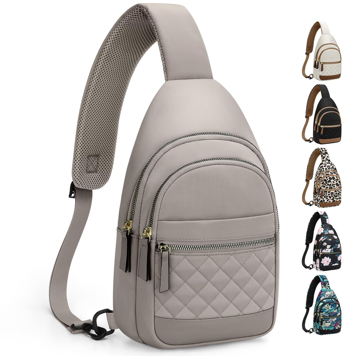 Capolo Waterproof Crossbody Sling Bag Fanny Pack for Women & Men