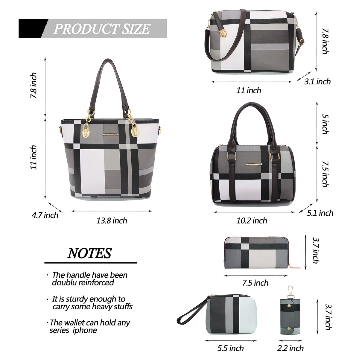 2E-youth Designer Purses and Handbags for Women Satchel Shoulder Bag Tote Top Handle Bag