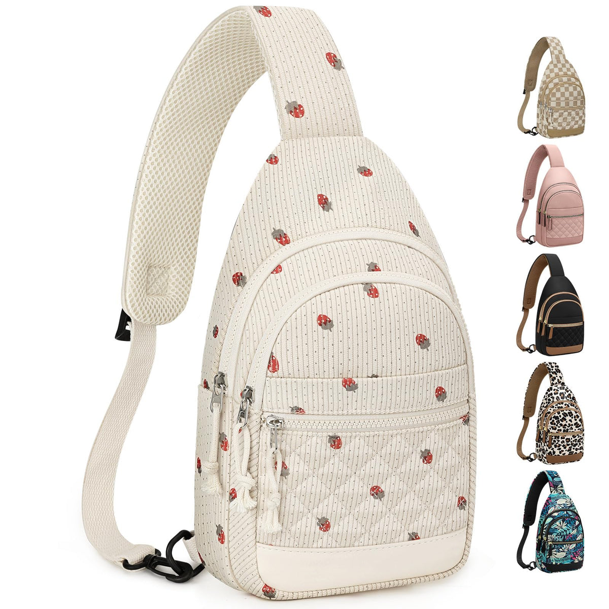 Capolo Waterproof Crossbody Sling Bag Fanny Pack for Women & Men