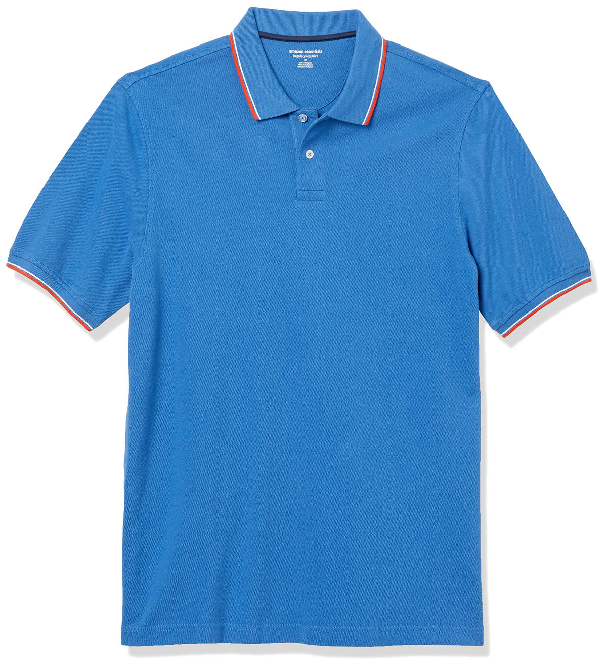 Amazon Essentials Men's Regular-Fit Cotton Pique Polo Shirt, Short Sleeve (Available in Big & Tall)