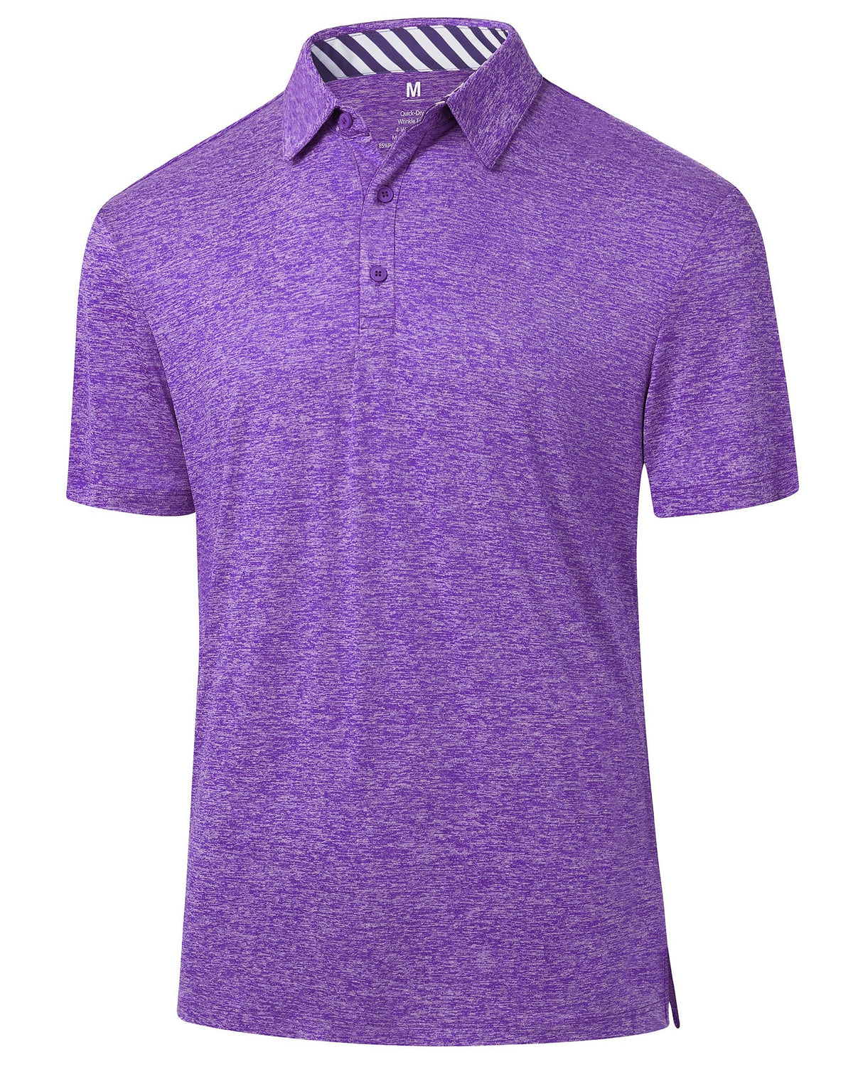 Men's Golf Polo Shirts Quick Dry Moisture Wicking Performance Stretch Short Sleeve Shirt Athletic Wrinkle-Free Summer Tops