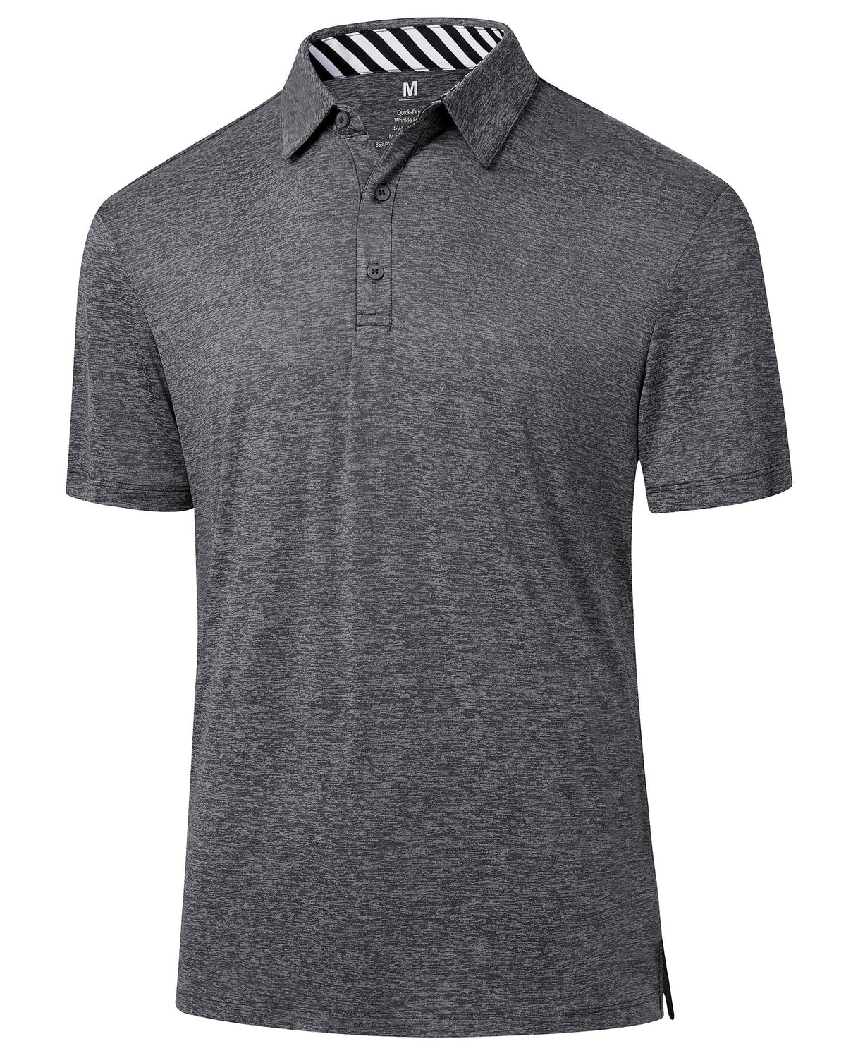 Men's Golf Polo Shirts Quick Dry Moisture Wicking Performance Stretch Short Sleeve Shirt Athletic Wrinkle-Free Summer Tops
