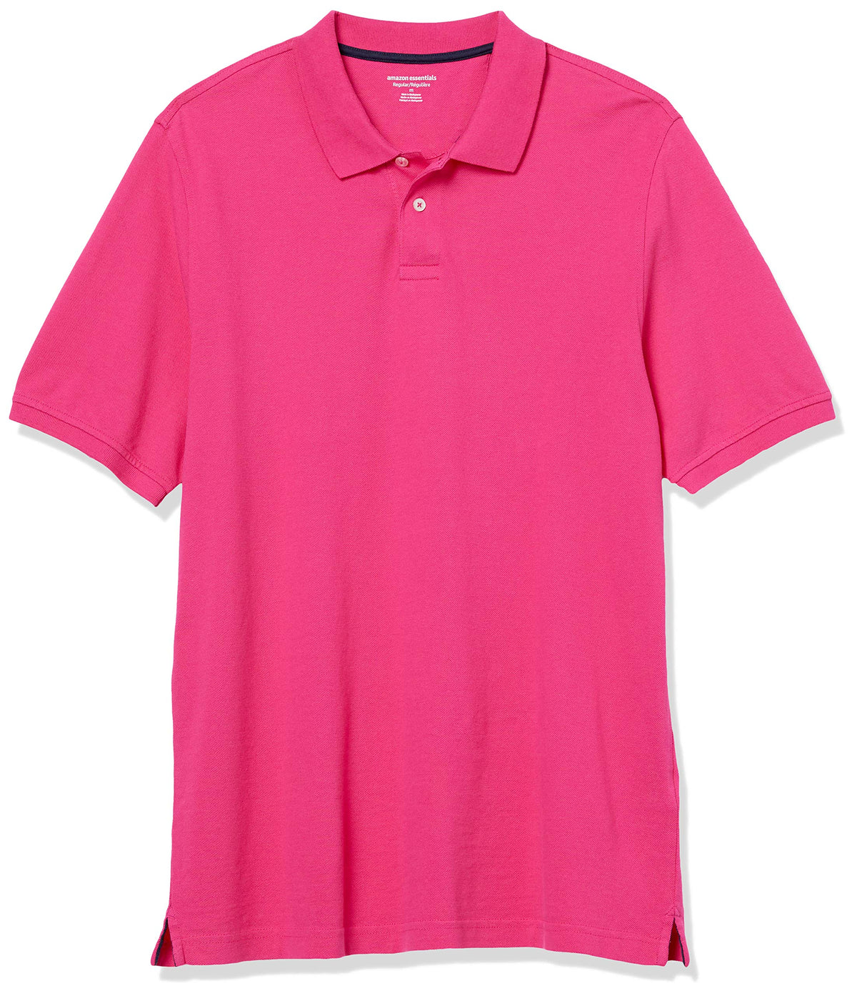 Amazon Essentials Men's Regular-Fit Cotton Pique Polo Shirt, Short Sleeve (Available in Big & Tall)