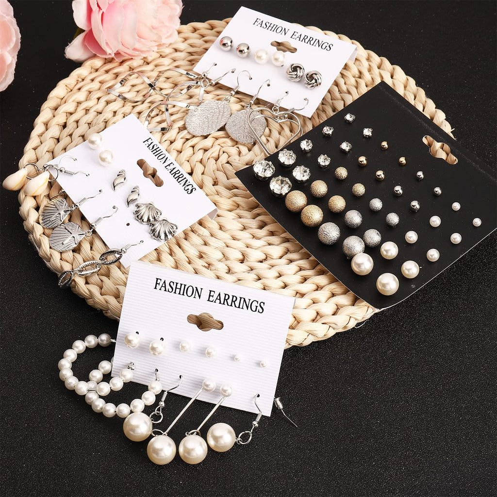 NEWITIN 69 Pcs Gold Jewelry Set for Women Hypoallergenic Bohemian Jewelry