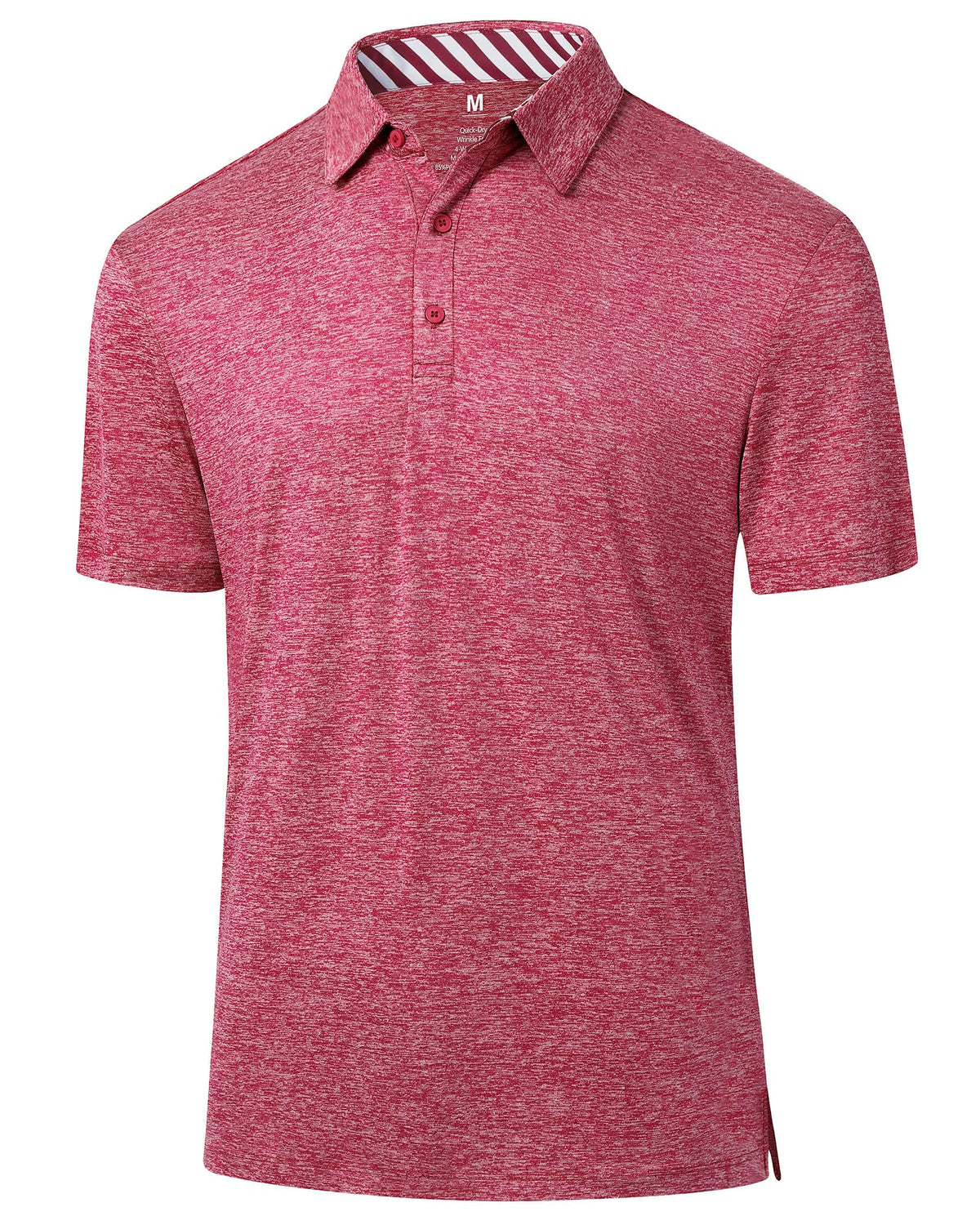 Men's Golf Polo Shirts Quick Dry Moisture Wicking Performance Stretch Short Sleeve Shirt Athletic Wrinkle-Free Summer Tops
