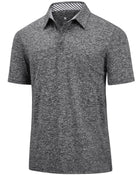 J.VER Men's Quick-Dry Stretch Moisture-Wicking Golf Polo Shirt