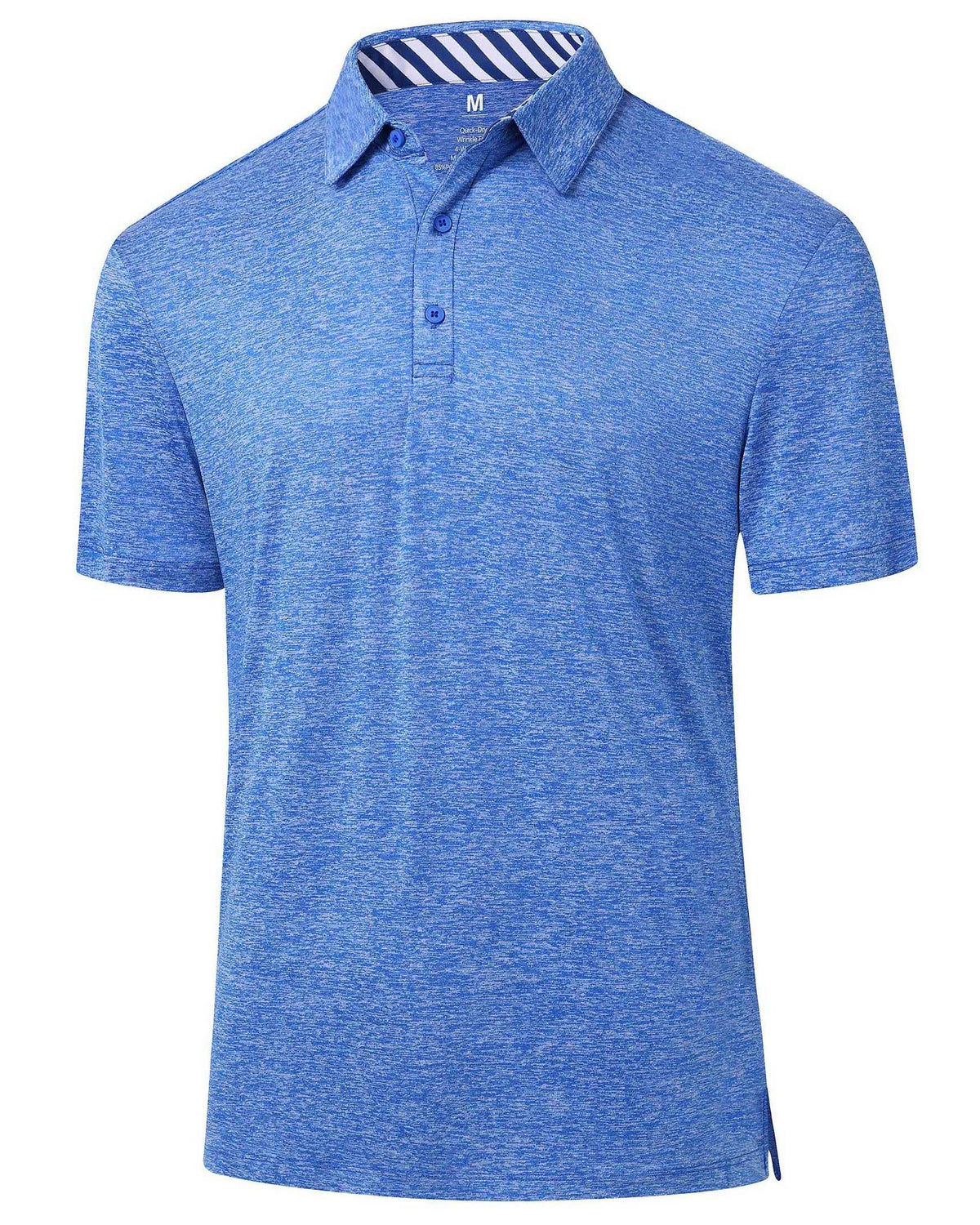 Men's Golf Polo Shirts Quick Dry Moisture Wicking Performance Stretch Short Sleeve Shirt Athletic Wrinkle-Free Summer Tops